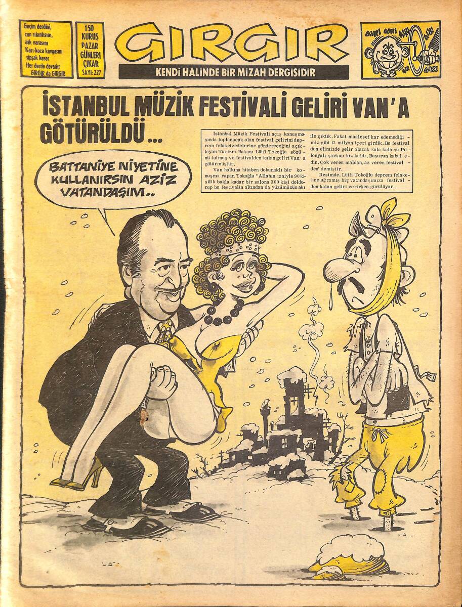 Gırgır Mizah Dergisi 12 Aralık 1976 Sayı: 227 NDR97932 - 1