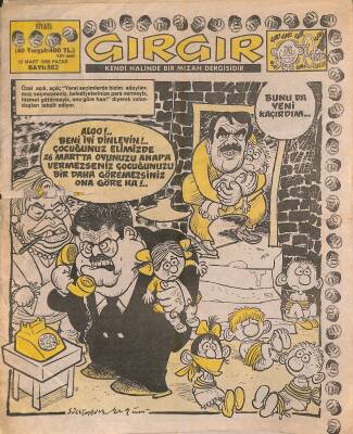 Gırgır Mizah Dergisi 12 Mart 1989 Sayı 862 NDR80691 - 1