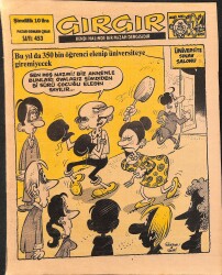 Gırgır Mizah Dergisi 12 Nisan 1981 Sayı : 453 NDR97512 - Gökçekoleksiyon