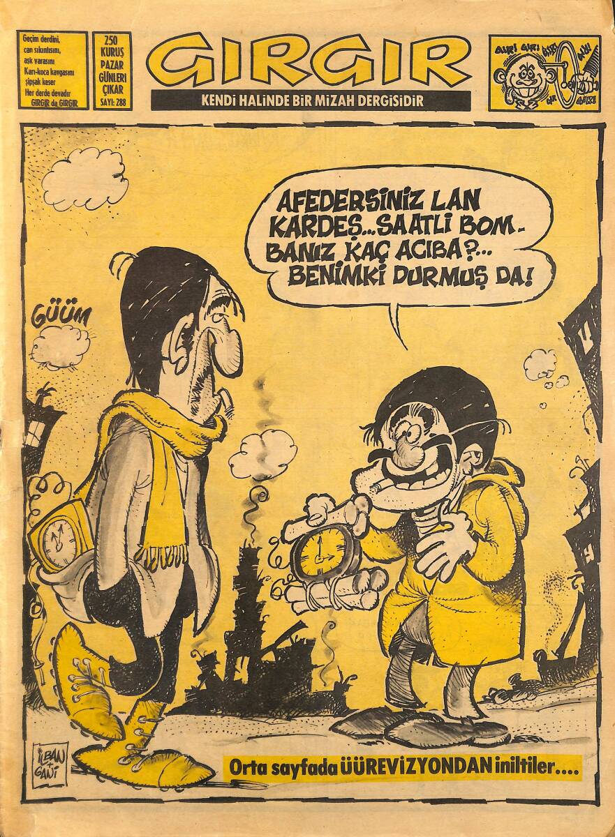 Gırgır Mizah Dergisi 12 Şubat 1978 Sayı : 288 NDR97659 - 1