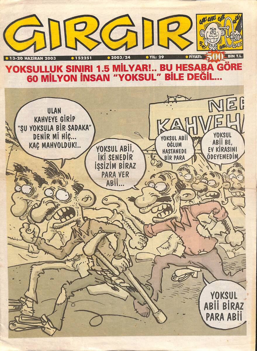 Gırgır Mizah Dergisi 13-20 Haziran 2003 Sayı 24 NDR94922 - 1