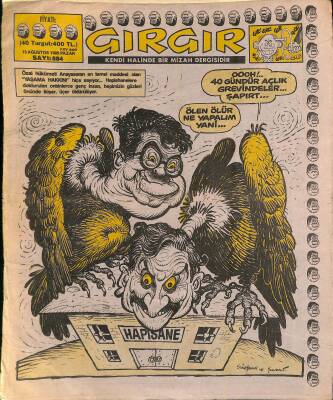 Gırgır Mizah Dergisi 13 Ağustos 1989 Sayı 884 NDR80676 - 1