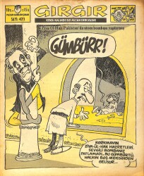 Gırgır Mizah Dergisi 13 Eylül 1981 Sayı : 471 NDR97207 - Gökçekoleksiyon