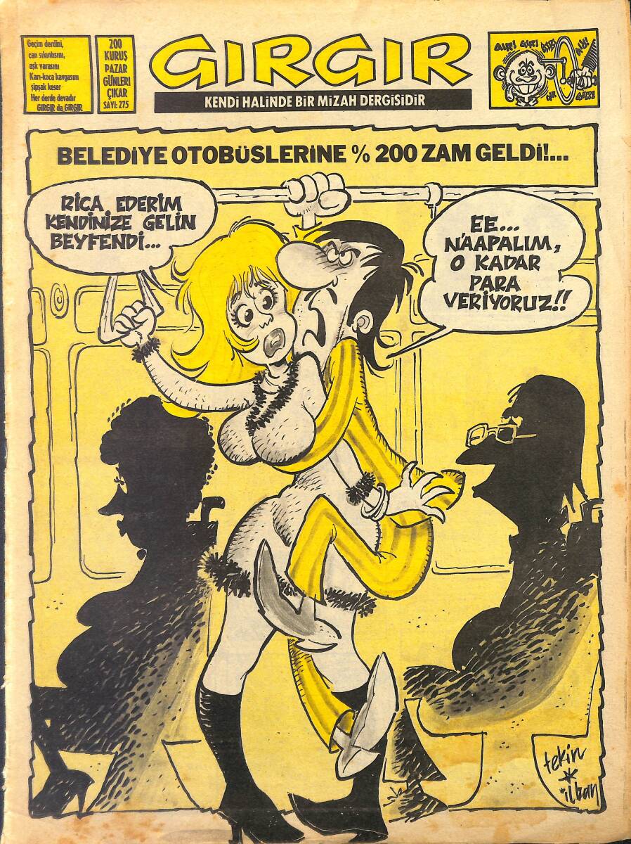 Gırgır Mizah Dergisi 13 Kasım 1977 Sayı: 275 NDR97809 - 1