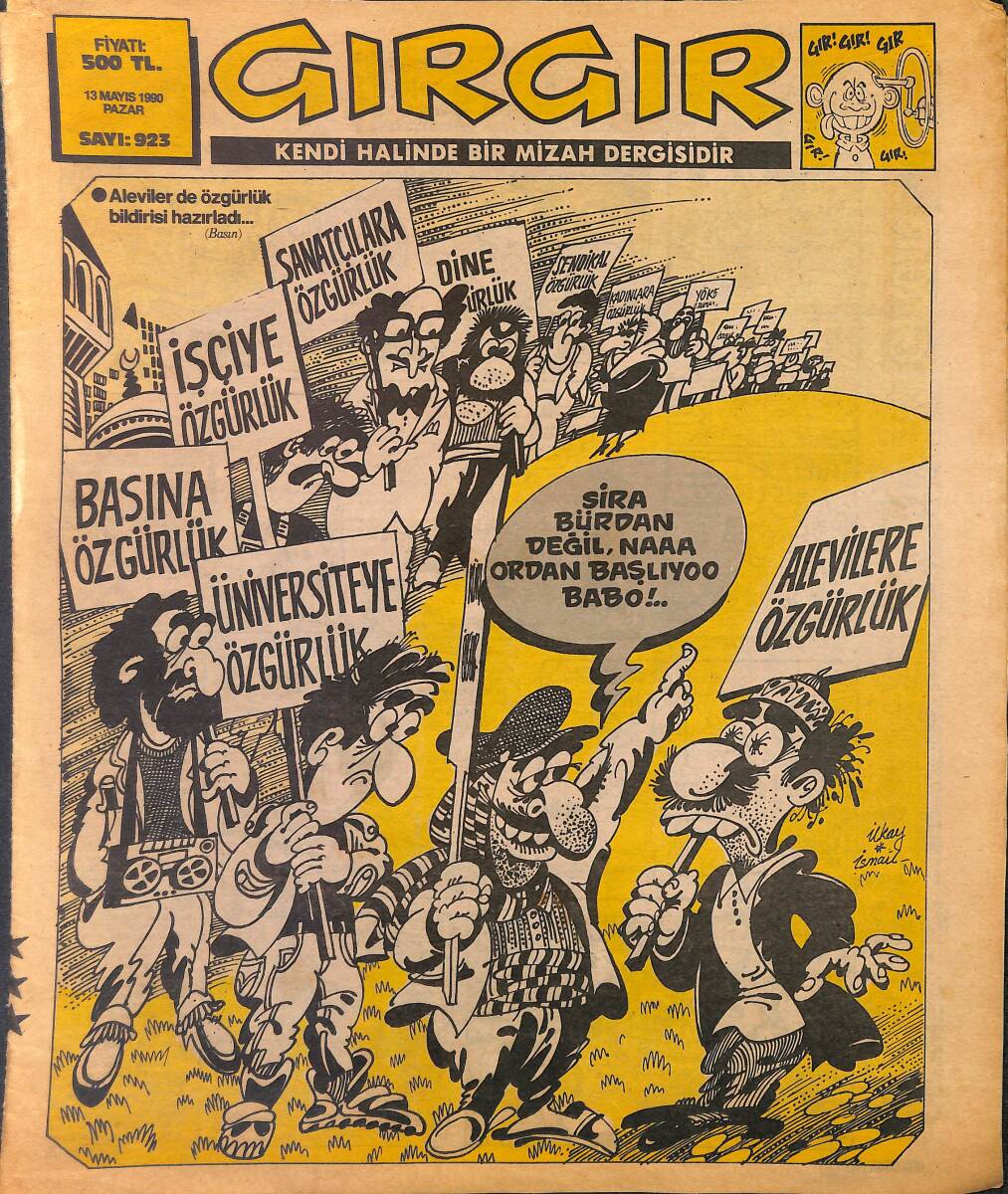 Gırgır Mizah Dergisi 13 Mayıs 1990 Sayı: 923 NDR97858 - 1