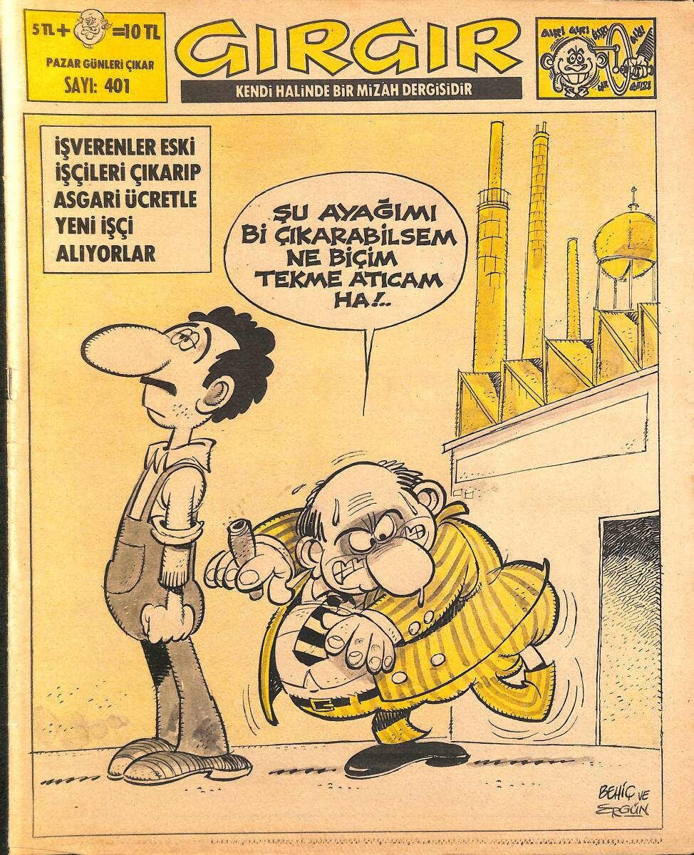Gırgır Mizah Dergisi 13 Nisan 1980 Sayı : 401 NDR97673 - 1
