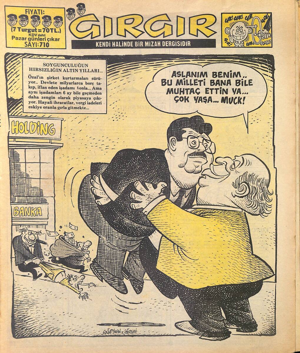 Gırgır Mizah Dergisi 13 Nisan 1986 Sayı : 710 NDR96899 - 1
