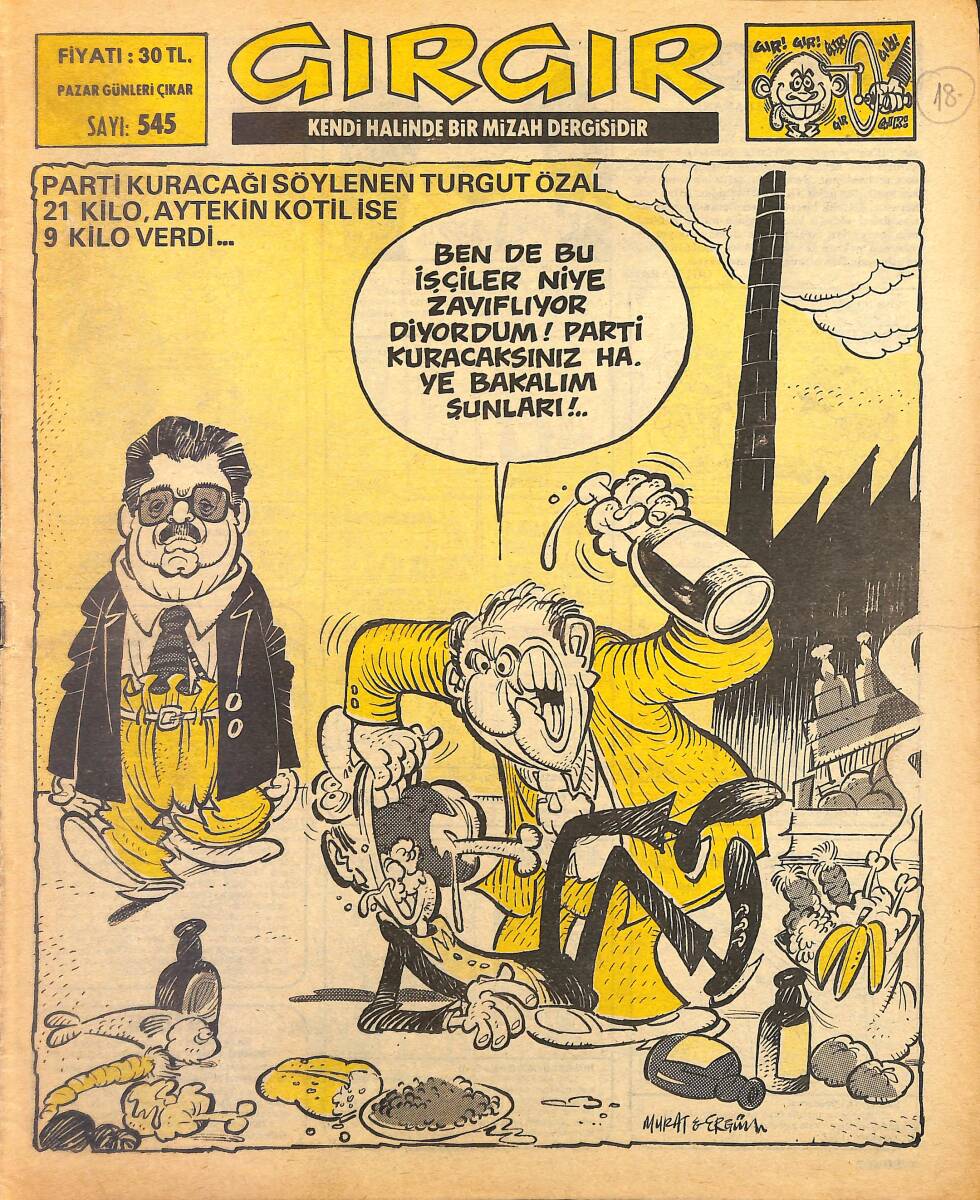 Gırgır Mizah Dergisi 13 Şubat 1983 Sayı: 545 NDR97817 - 1