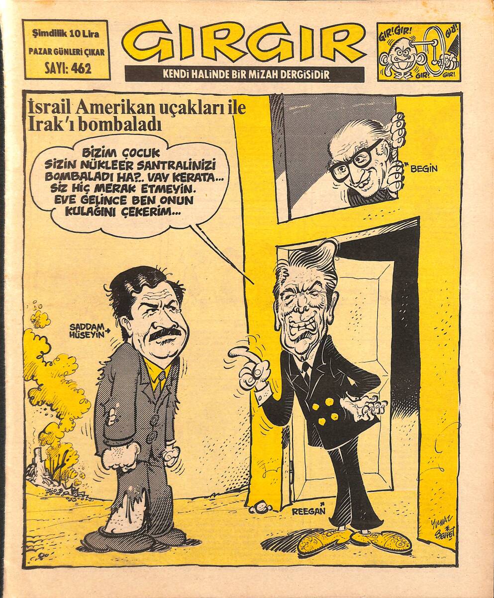 Gırgır Mizah Dergisi 14 Haziran 1981 Sayı : 462 NDR97503 - 1