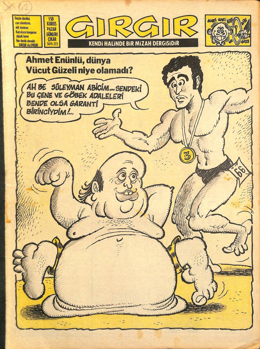 Gırgır Mizah Dergisi 14 Kasım 1976 Sayı: 223 NDR97935 - 1