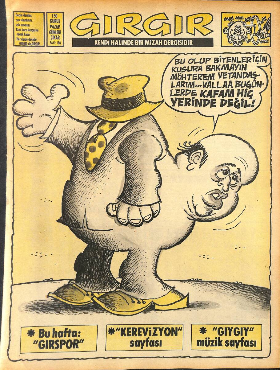 Gırgır Mizah Dergisi 14 Mart 1976 Sayı: 188 NDR97880 - 1