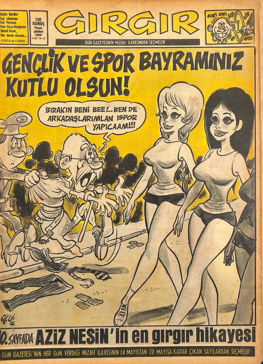 Gırgır Mizah Dergisi 14 Mayıs 1973 Sayı : 41 NDR96815 - 1