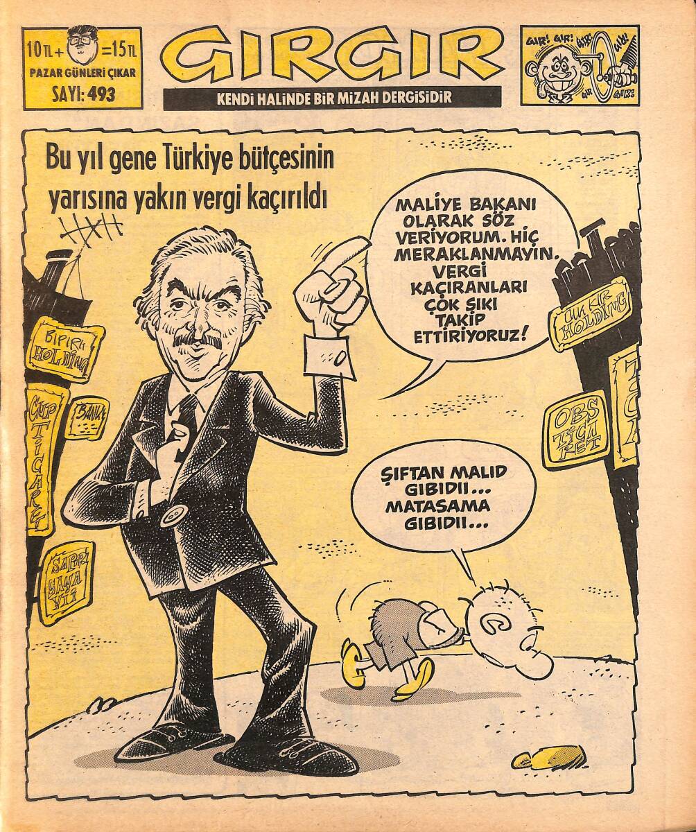 Gırgır Mizah Dergisi 14 Şubat 1982 Sayı : 493 NDR97489 - 1