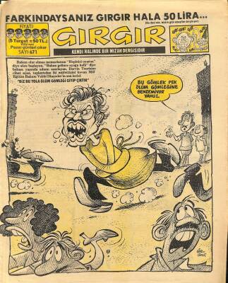 Gırgır Mizah Dergisi 14 Temmuz 1985 Sayı 671 NDR80378 - 1