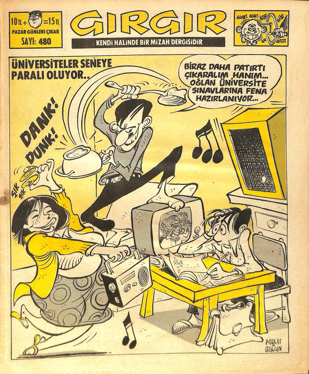 Gırgır Mizah Dergisi 15 Kasım 1981 Sayı : 480 NDR97198 - 1