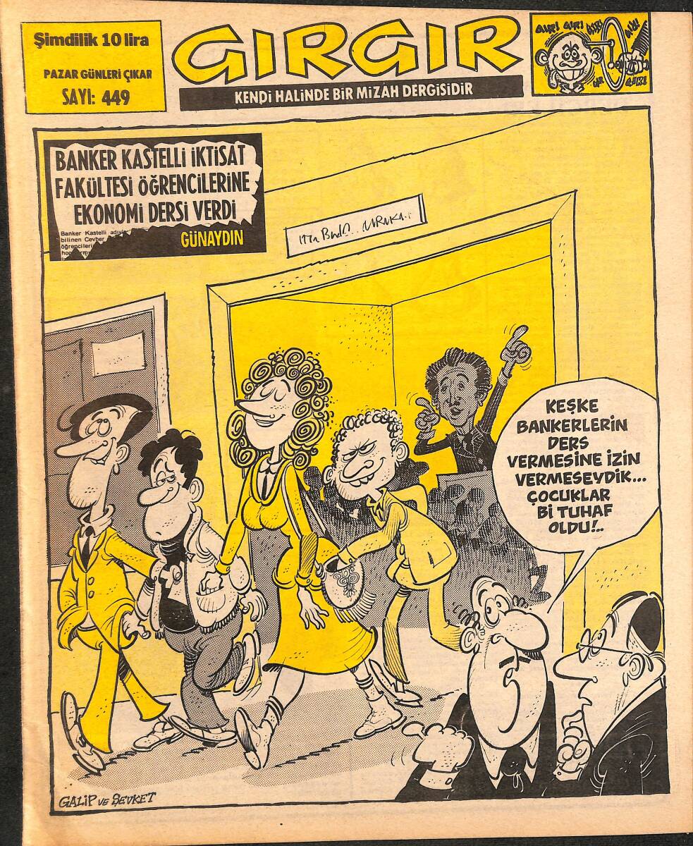 Gırgır Mizah Dergisi 15 Mart 1981 Sayı : 449 NDR97516 - 1