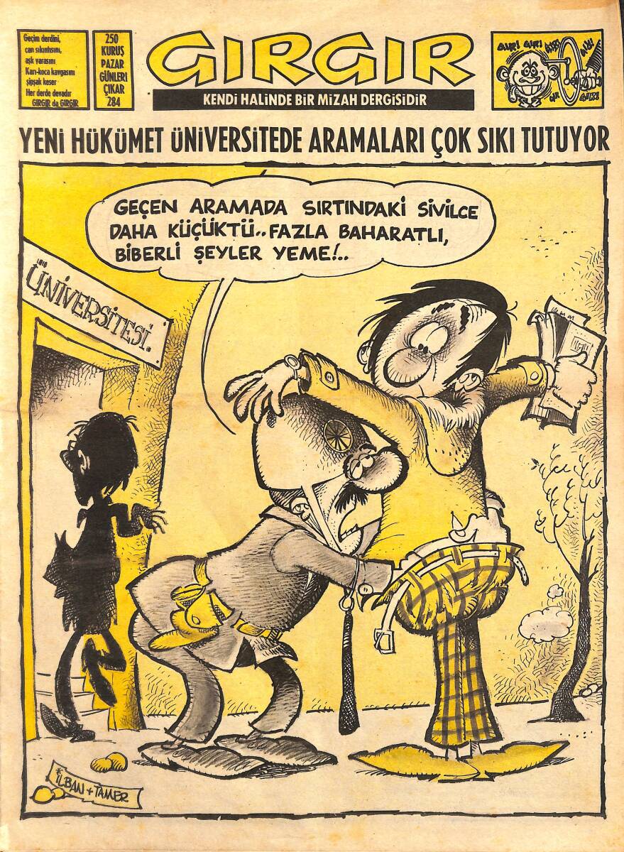 Gırgır Mizah Dergisi 15 Ocak 1978 Sayı : 284 NDR97623 - 1