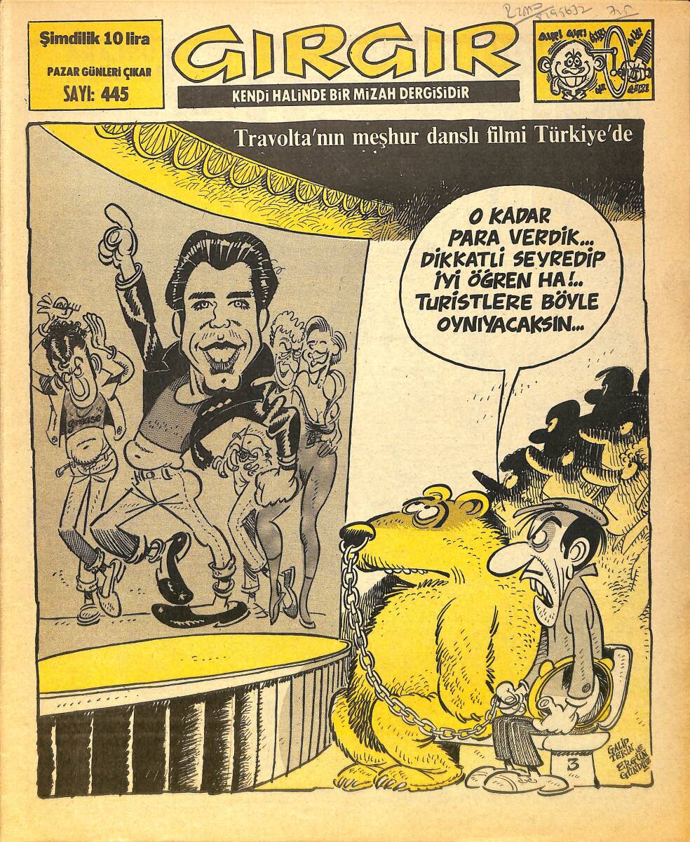 Gırgır Mizah Dergisi 15 Şubat 1981 Sayı : 445 NDR97187 - 1