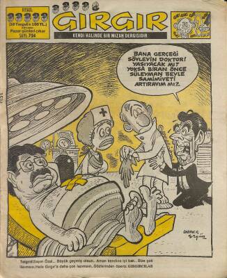 Gırgır Mizah Dergisi 15 Şubat 1987 Sayı 754 NDR80310 - 1