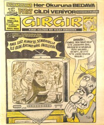 Gırgır Mizah Dergisi 16 - 23 Nisan 1992 Sayı : 1024 NDR96411 - Gökçekoleksiyon
