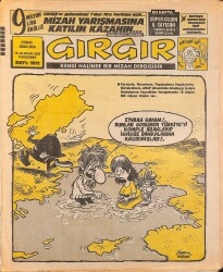 Gırgır Mizah Dergisi 16 - 23 Ocak 1992 Sayı : 1011 NDR96572 - Gökçekoleksiyon