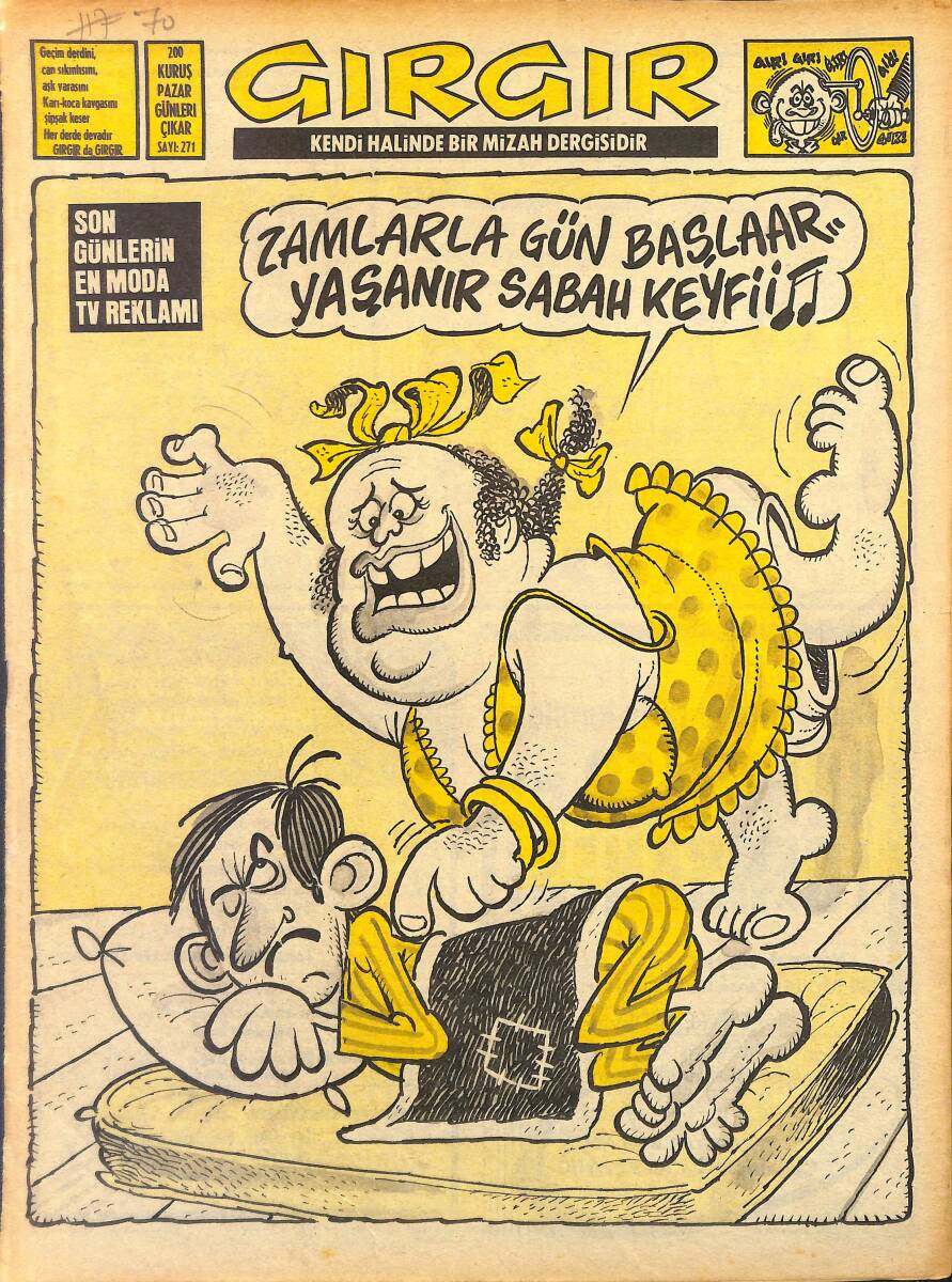 Gırgır Mizah Dergisi 16 Ekim 1977 Sayı: 271 NDR97805 - 1