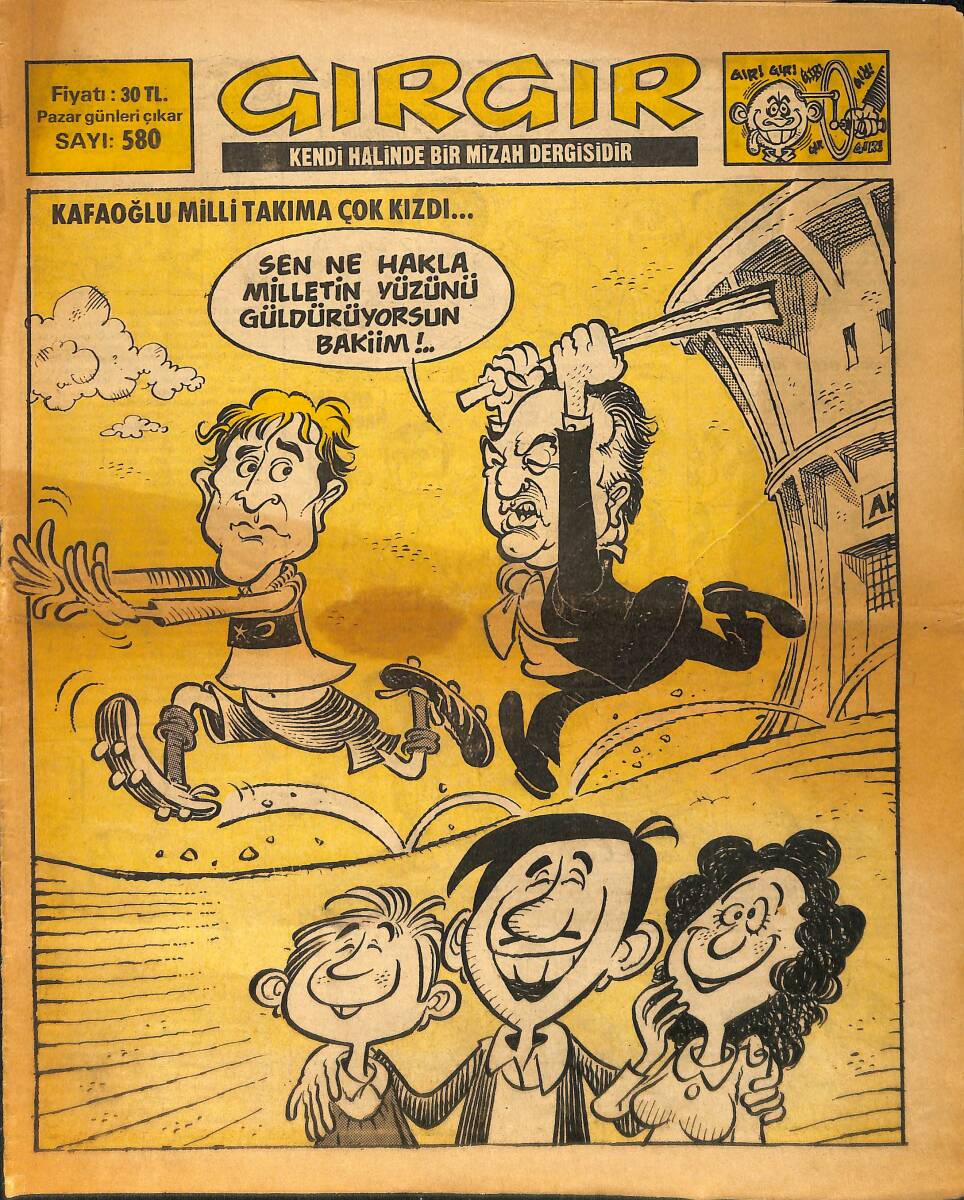 Gırgır Mizah Dergisi 16 Ekim 1983 Sayı : 580 NDR97253 - 1