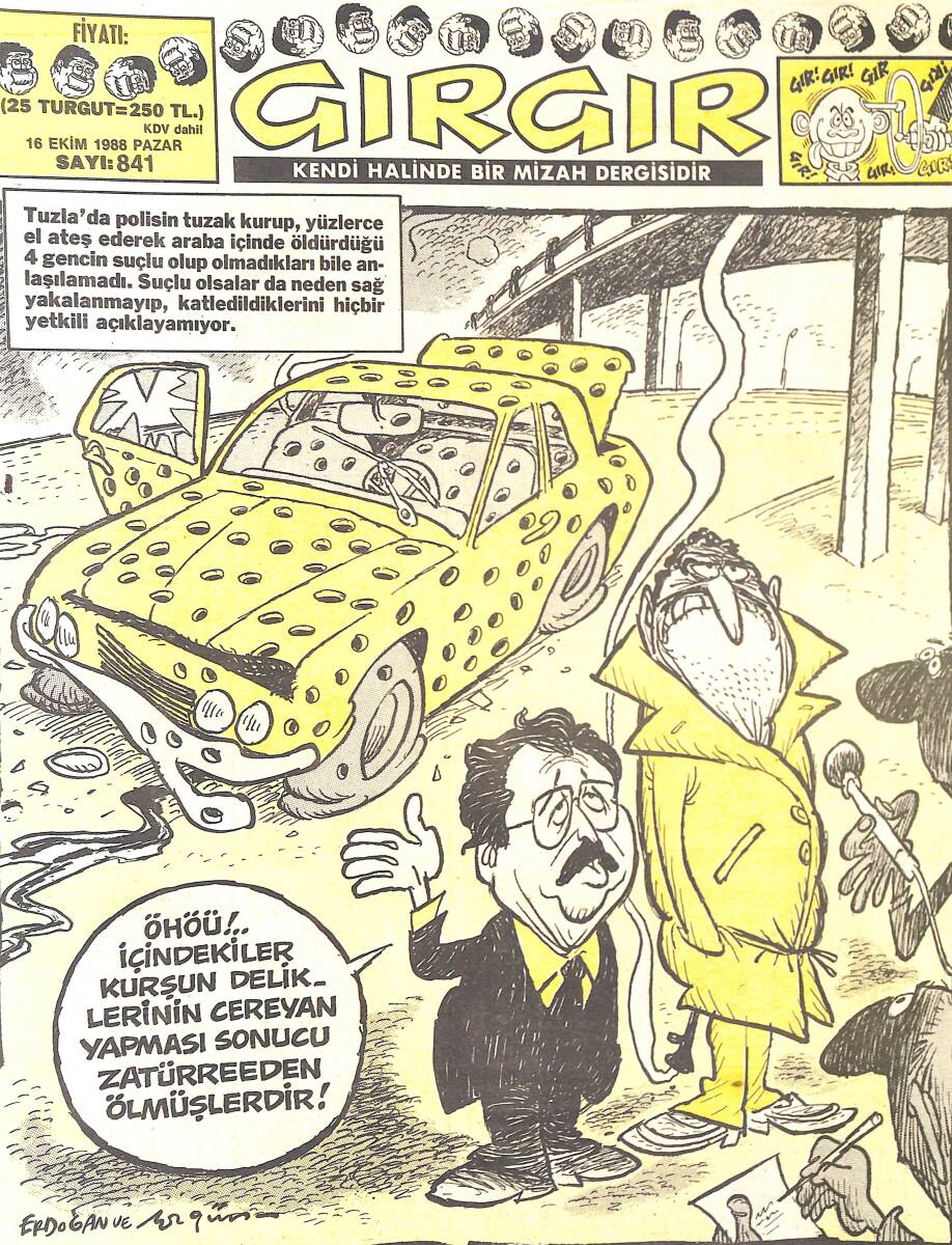 Gırgır Mizah Dergisi 16 Ekim 1988 Sayı : 841 NDR97045 - 1