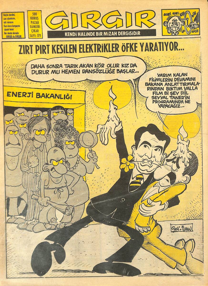 Gırgır Mizah Dergisi 16 Eylül 1979 Sayı : 371 NDR97582 - 1