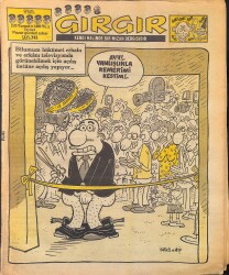 Gırgır Mizah Dergisi 16 Kasım 1986 Sayı : 741 NDR96868 - Gökçekoleksiyon