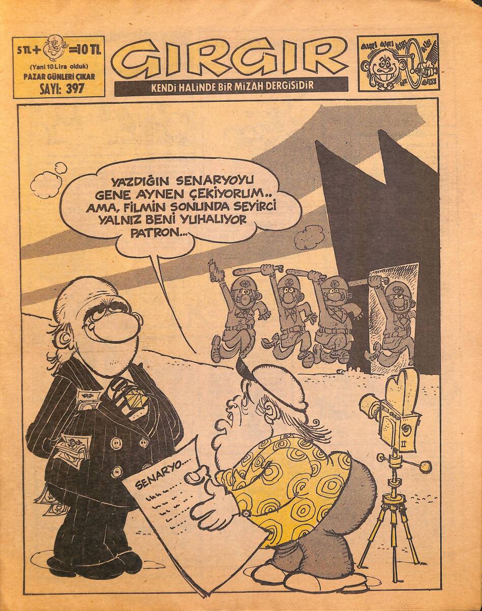 Gırgır Mizah Dergisi 16 Mart 1980 Sayı : 397 NDR97677 - 1