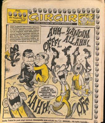 Gırgır Mizah Dergisi 16 Nisan 1989 Sayı 867 NDR80680 - 1
