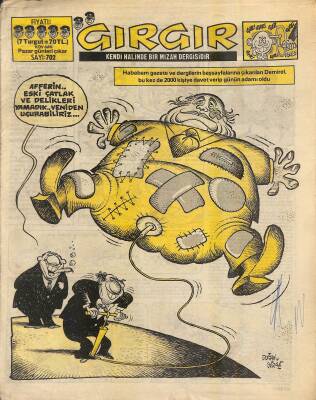 Gırgır Mizah Dergisi 16 Şubat 1986 Sayı 702 NDR80739 - 1