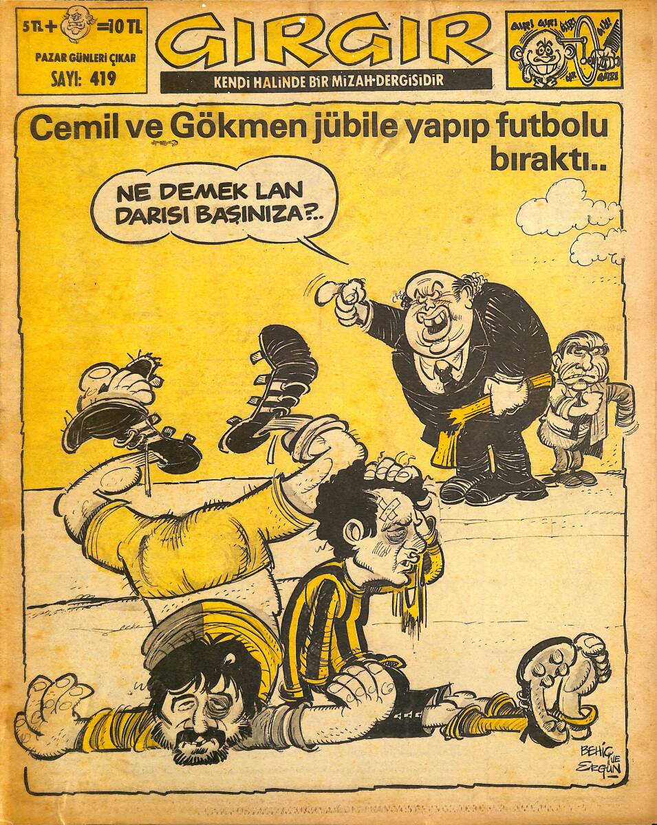 Gırgır Mizah Dergisi 17 Ağustos 1980 Sayı : 419 NDR97705 - 1