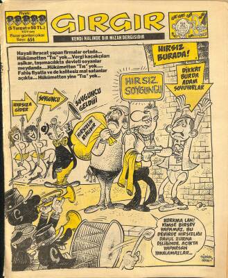Gırgır Mizah Dergisi 17 Mart 1985 Sayı 654 NDR80364 - 1