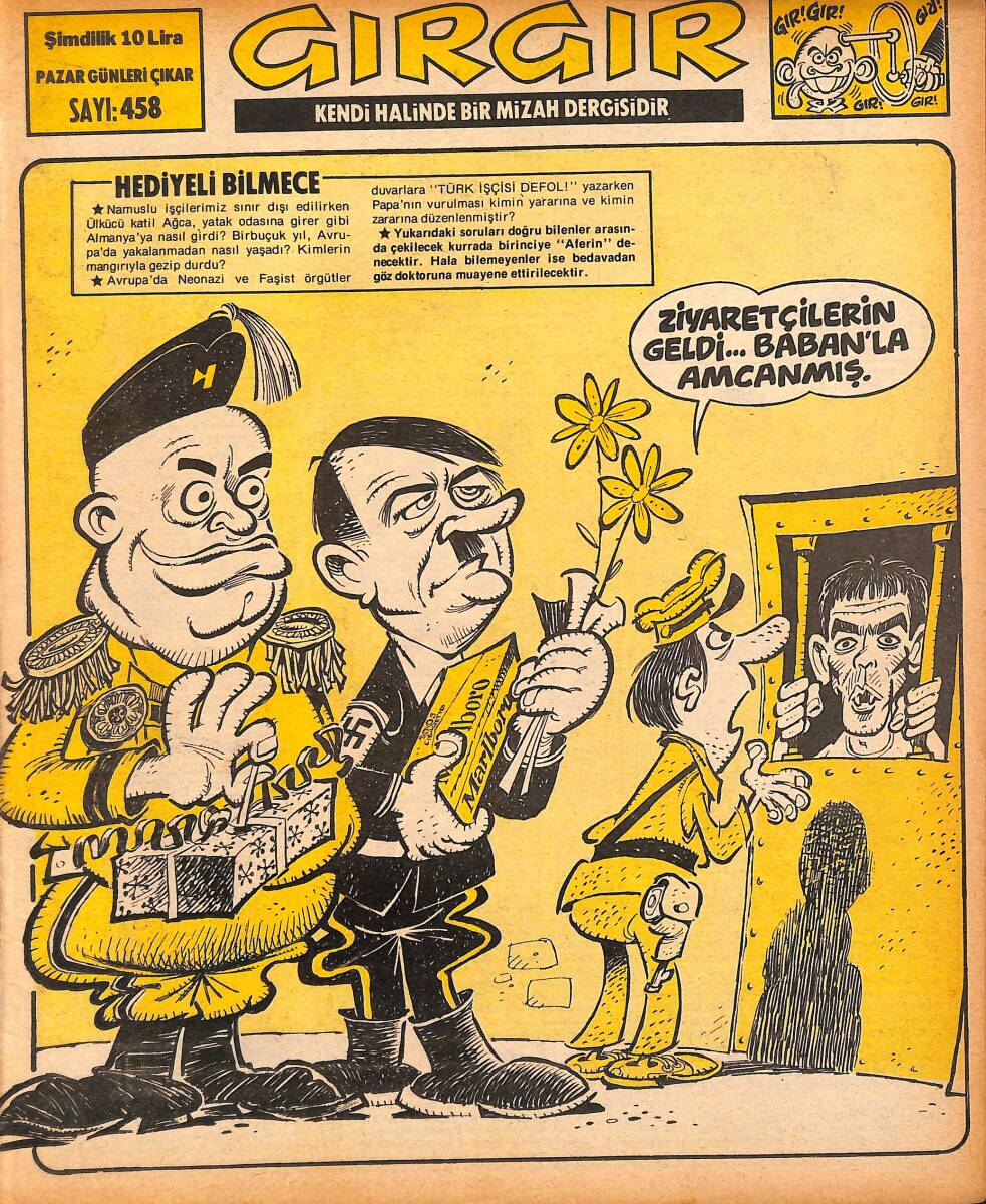 Gırgır Mizah Dergisi 17 Mayıs 1981 Sayı : 458 NDR97507 - 1