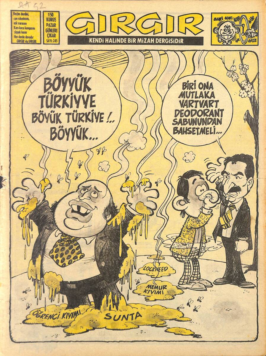 Gırgır Mizah Dergisi 17 Nisan 1977 Sayı: 245 NDR97799 - 1