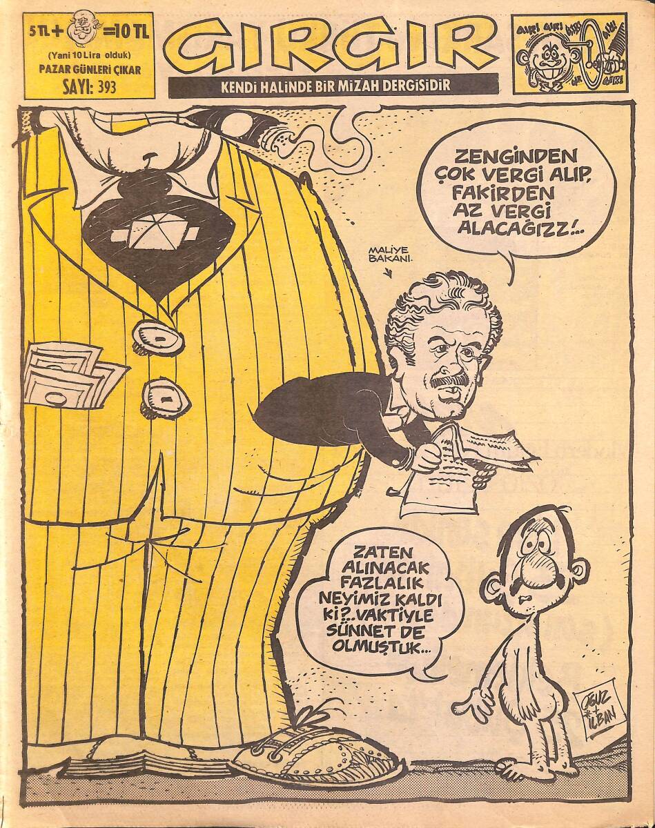 Gırgır Mizah Dergisi 17 Şubat 1980 Sayı : 393 NDR97681 - 1