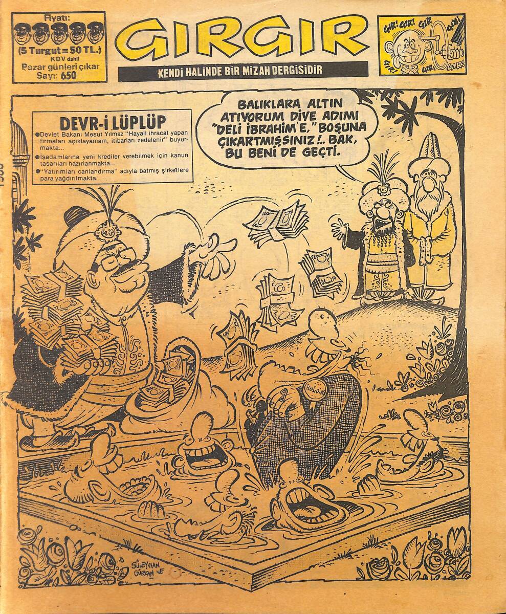 Gırgır Mizah Dergisi 17 Şubat 1985 Sayı : 650 NDR97735 - 1