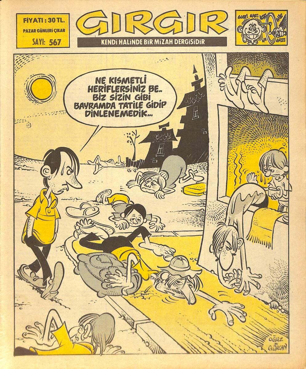 Gırgır Mizah Dergisi 17 Temmuz 1983 Sayı : 567 NDR97266 - 1