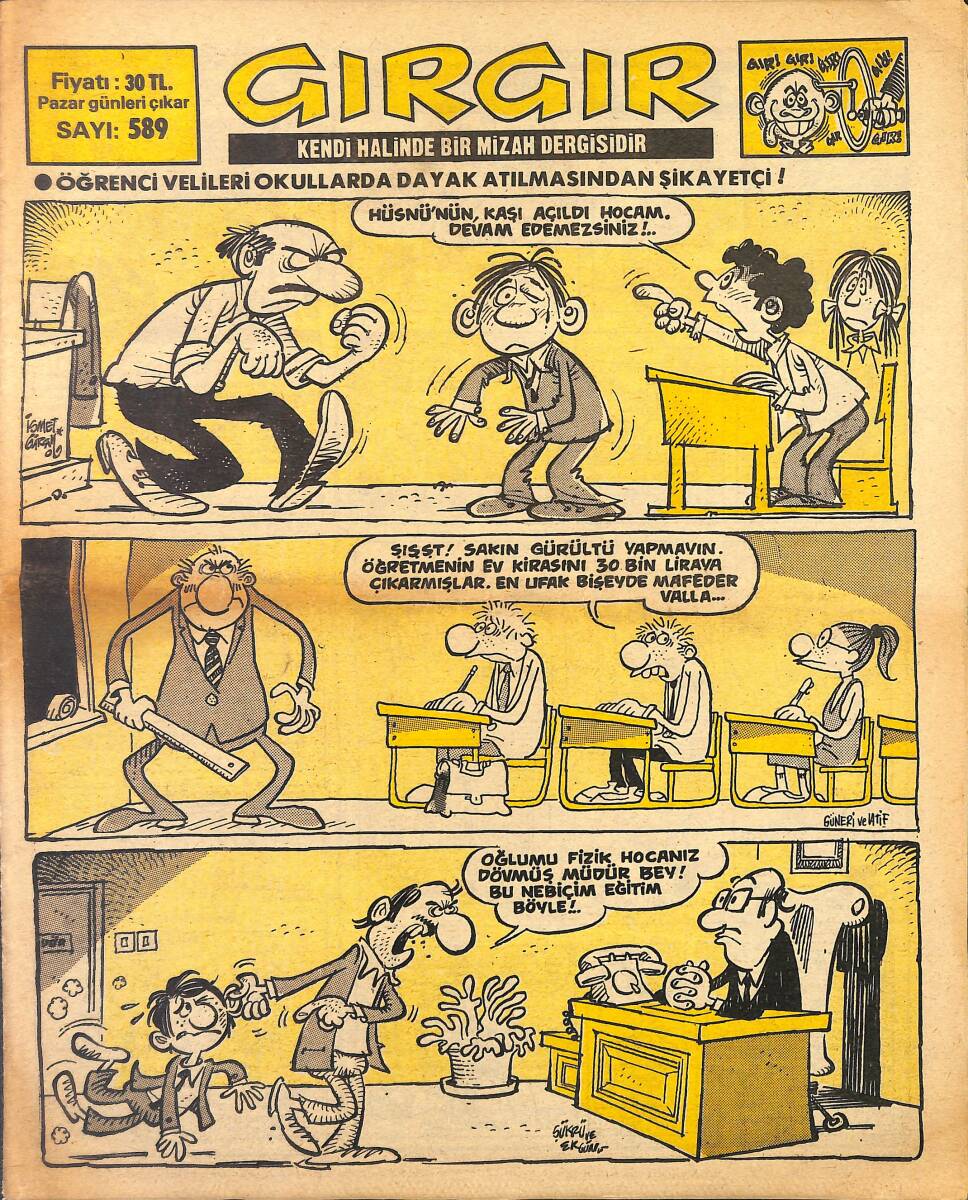 Gırgır Mizah Dergisi 18 Aralık 1983 Sayı: 589 NDR97811 - 1