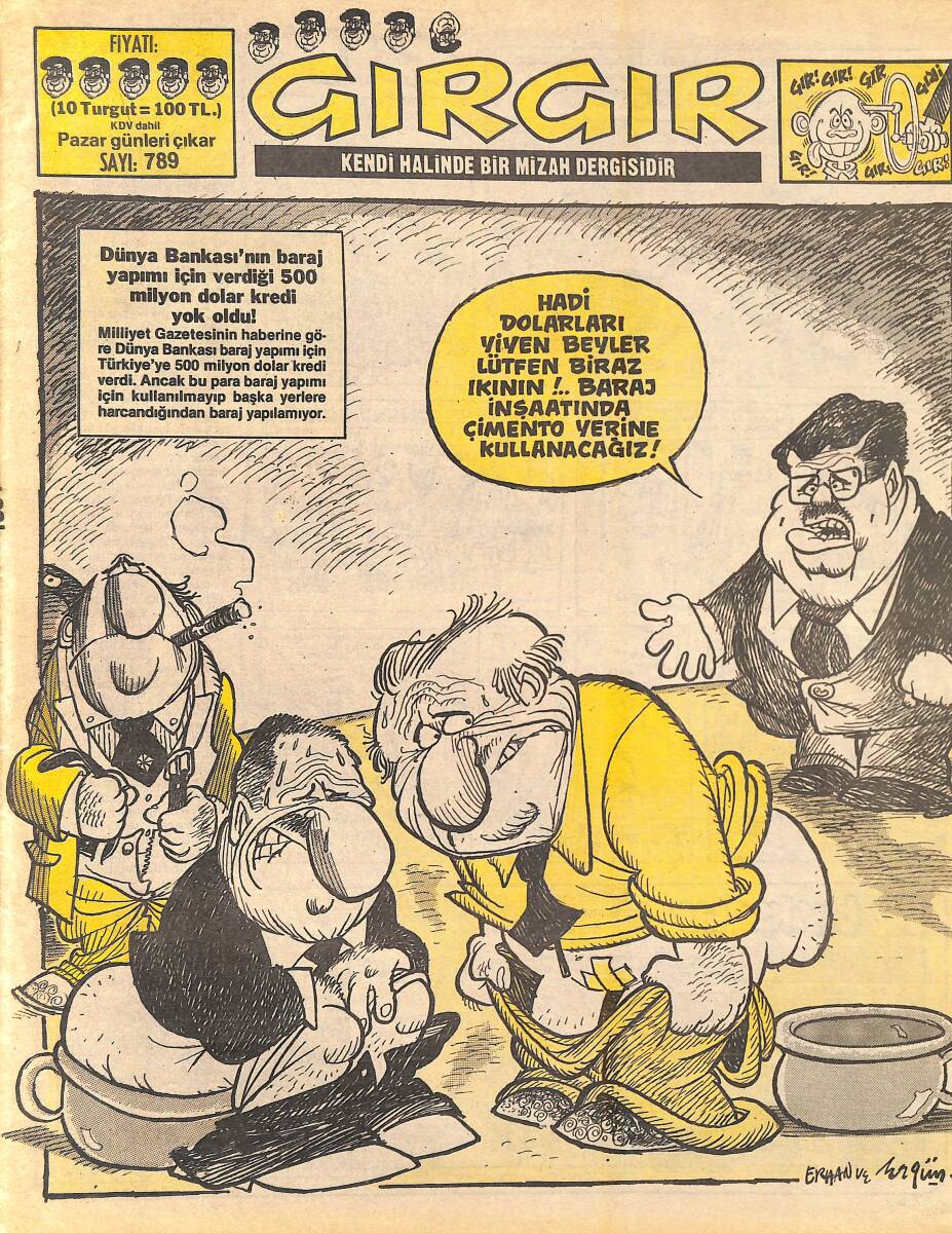 Gırgır Mizah Dergisi 18 Ekim 1987 Sayı : 789 NDR97017 - 1