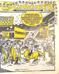 Gırgır Mizah Dergisi 18 Eylül 1988 Sayı : 837 NDR97049 - Gökçekoleksiyon