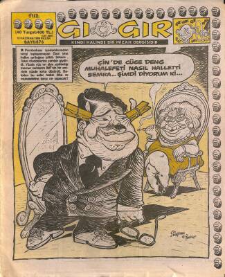 Gırgır Mizah Dergisi 18 Haziran 1989 Sayı 876 NDR80685 - 1