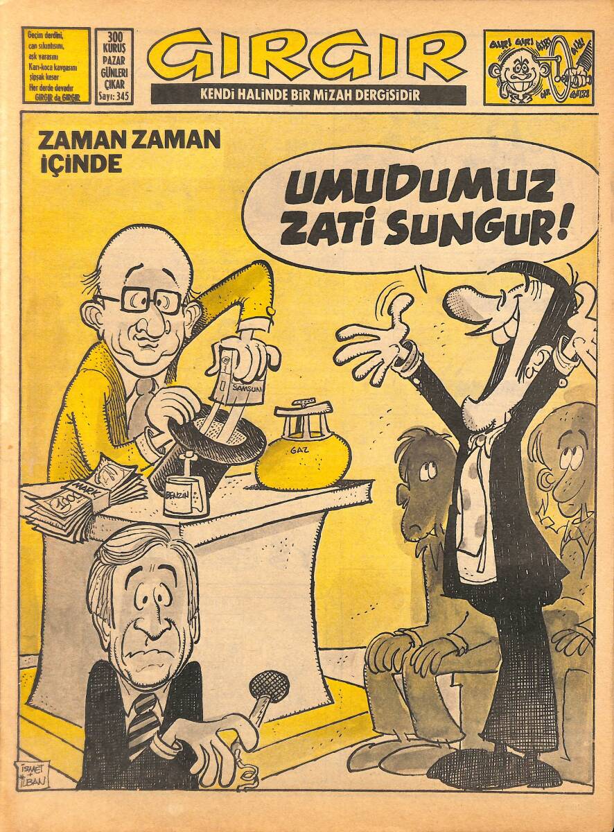 Gırgır Mizah Dergisi 18 Mart 1979 Sayı : 345 NDR97561 - 1