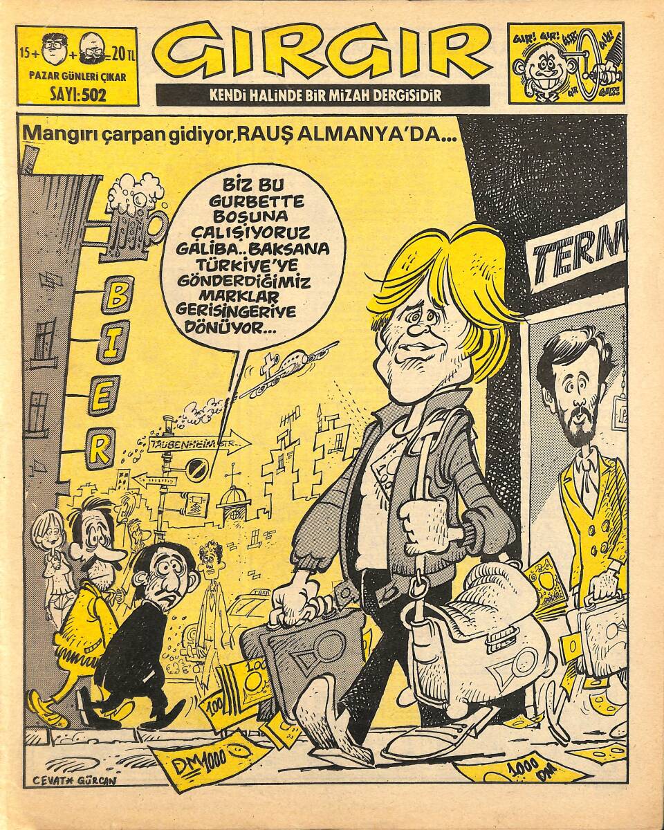 Gırgır Mizah Dergisi 18 Nisan 1982 Sayı : 502 NDR97546 - 1