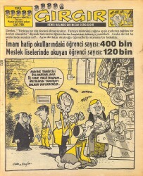 Gırgır Mizah Dergisi 18 Ocak 1987 Sayı : 750 NDR96998 - Gökçekoleksiyon