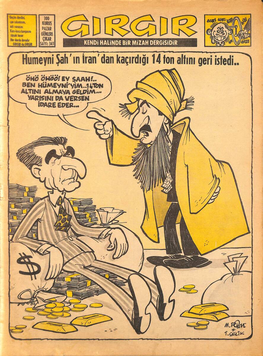 Gırgır Mizah Dergisi 18 Şubat 1979 Sayı : 341 NDR97565 - 1