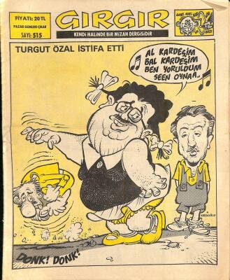 Gırgır Mizah Dergisi 18 Temmuz 1982 Sayı 515 NDR80675 - 1