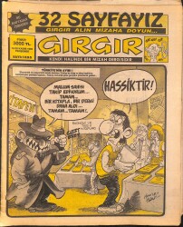 Gırgır Mizah Dergisi 19 - 26 Kasım 1992 Sayı : 1055 NDR96577 - Gökçekoleksiyon